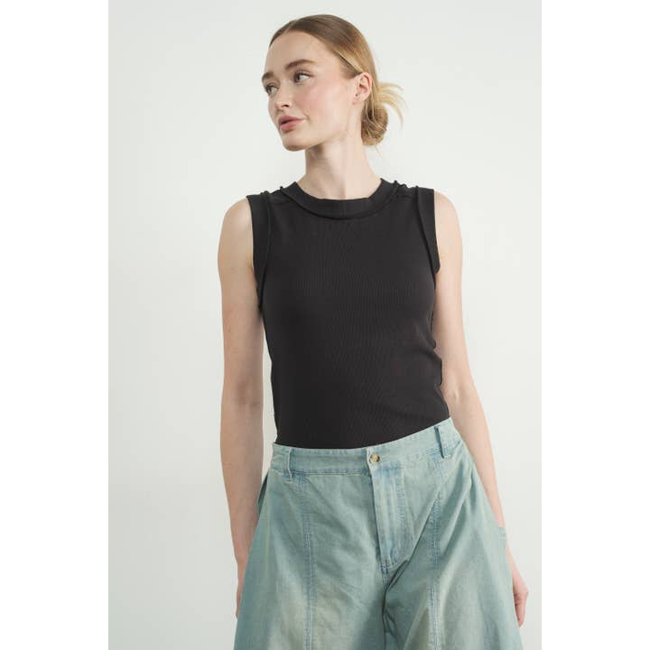 Aaron & Amber - Wholesale Knee Sleeve - MAT3232 RIBBED JERSEY INSIDE OUT TANK5