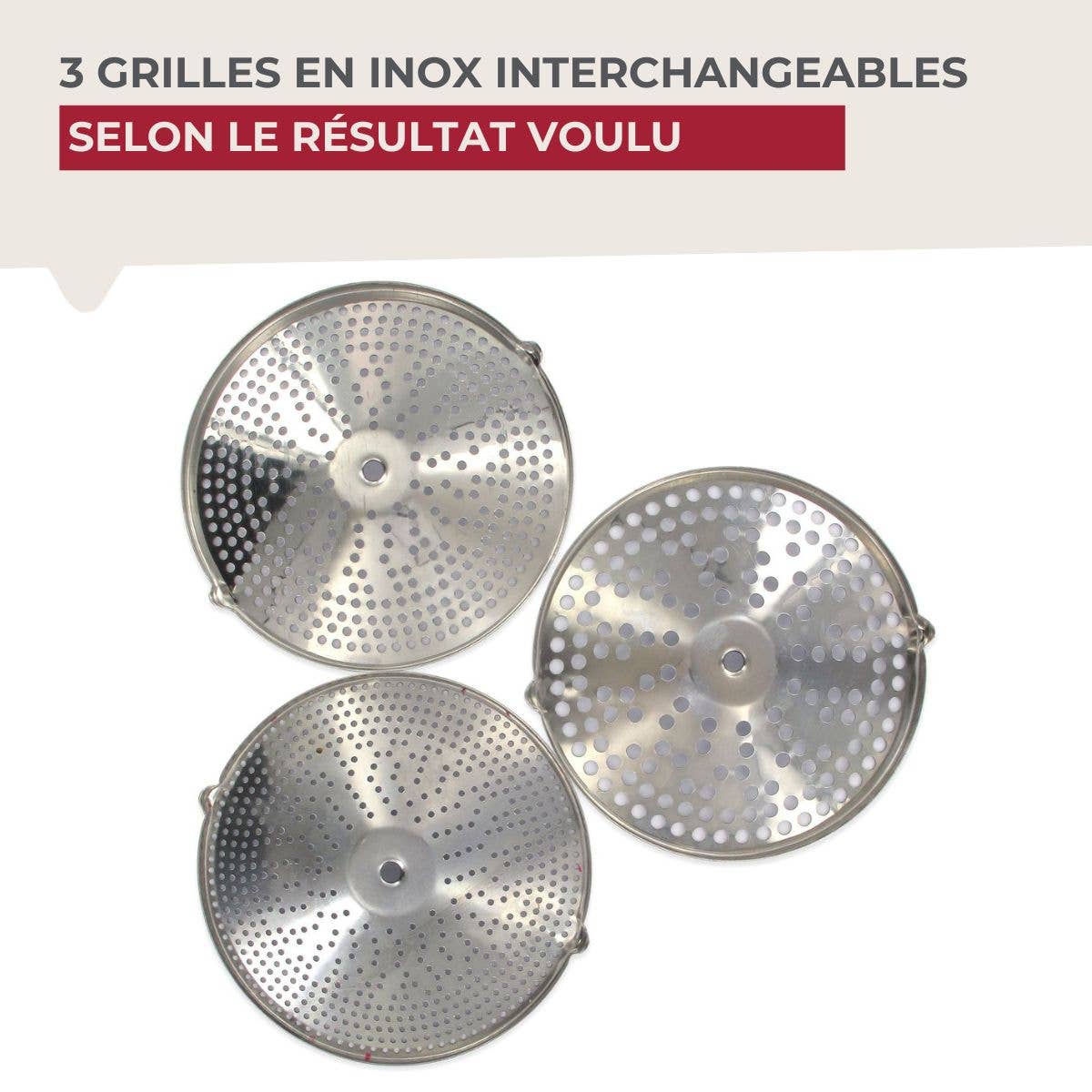 Zenker – Ferramenta/gadget de cozinha por atacado – Moinho de legumes plástico 24 cm Fackelmann Handmade Tradition4