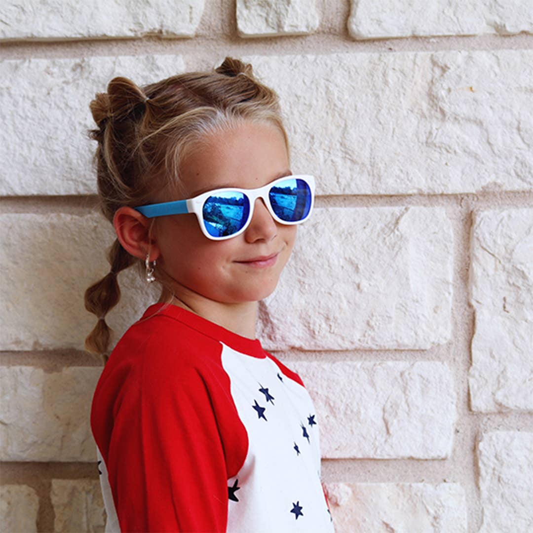 Roshambo Eyewear - Vente Lunettes de soleil – enfant - Lunettes de soleil rouge-blanc-bleu du 4 juillet5