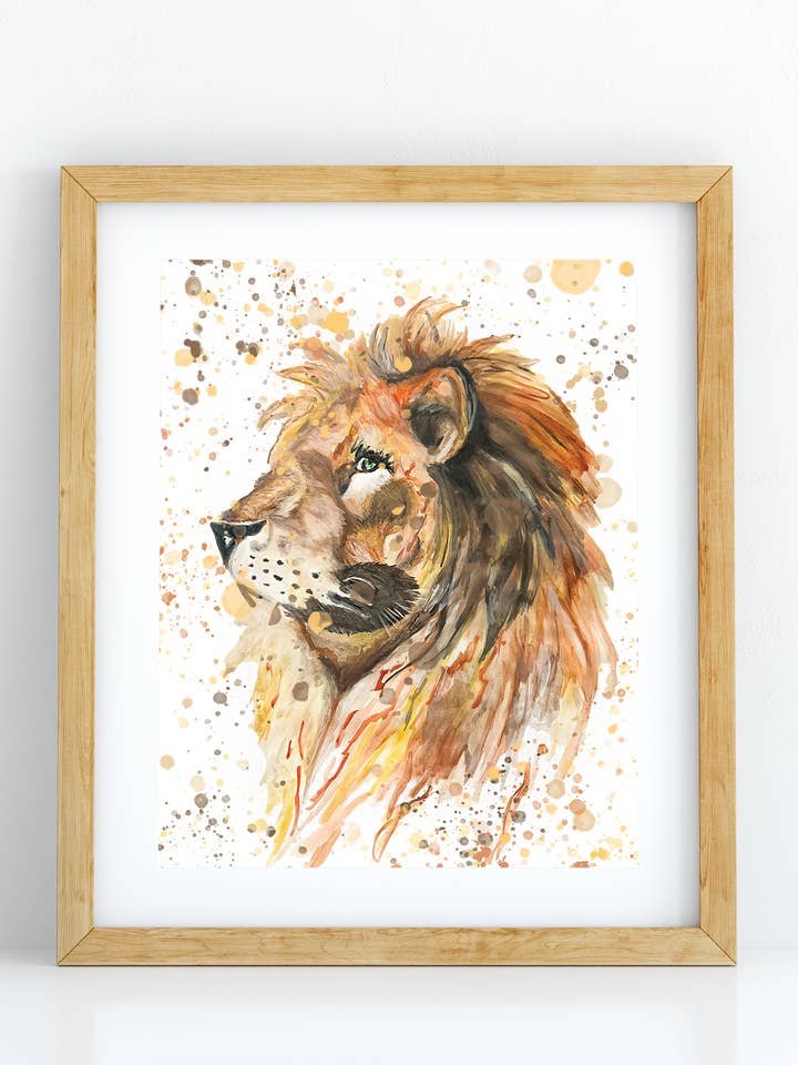 Lion Print for wholesale by Wild Child Co