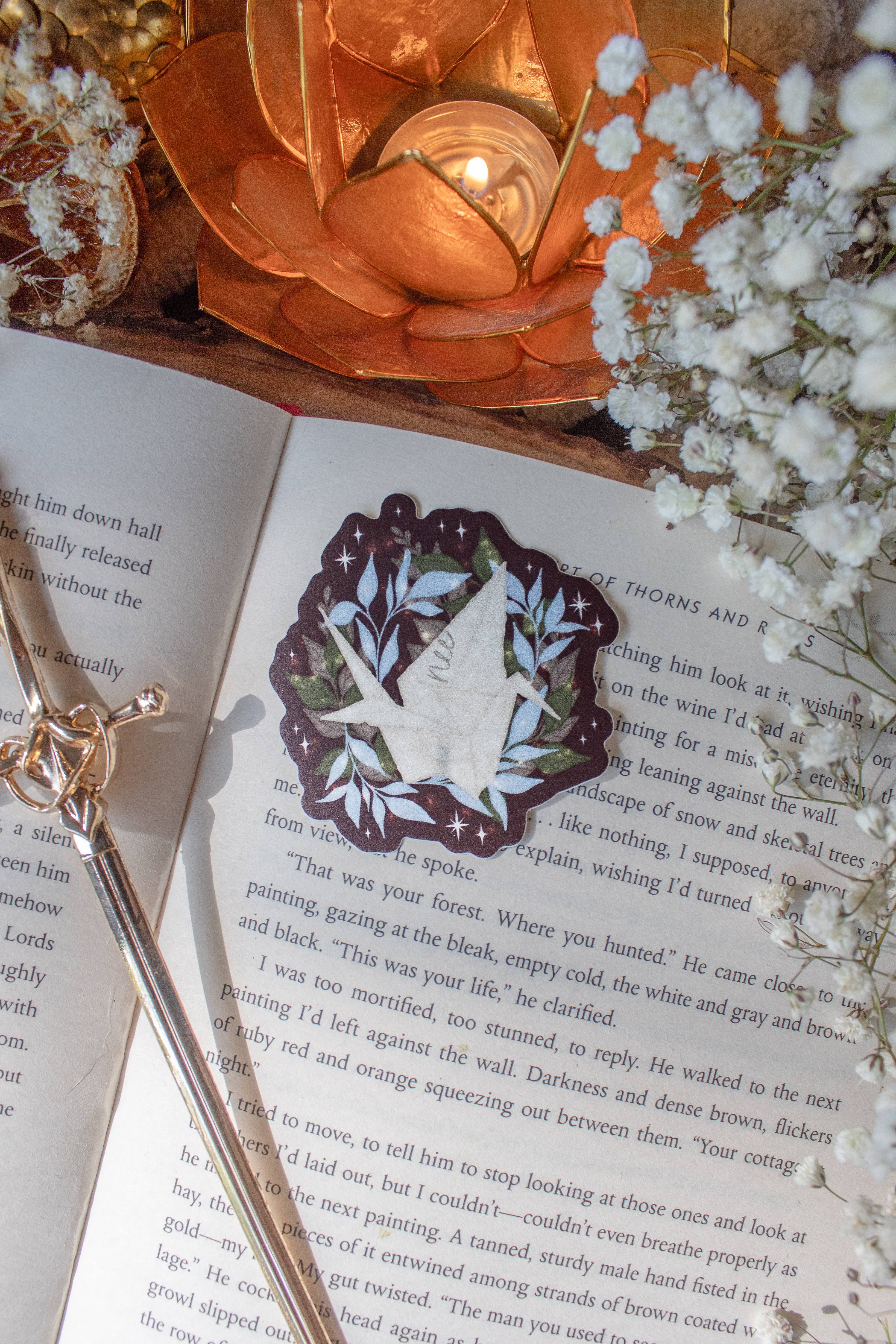 Meaggie Moos - Wholesale Sticker - When the Moon Hatched Nee Parchment Lark Vinyl Sticker2