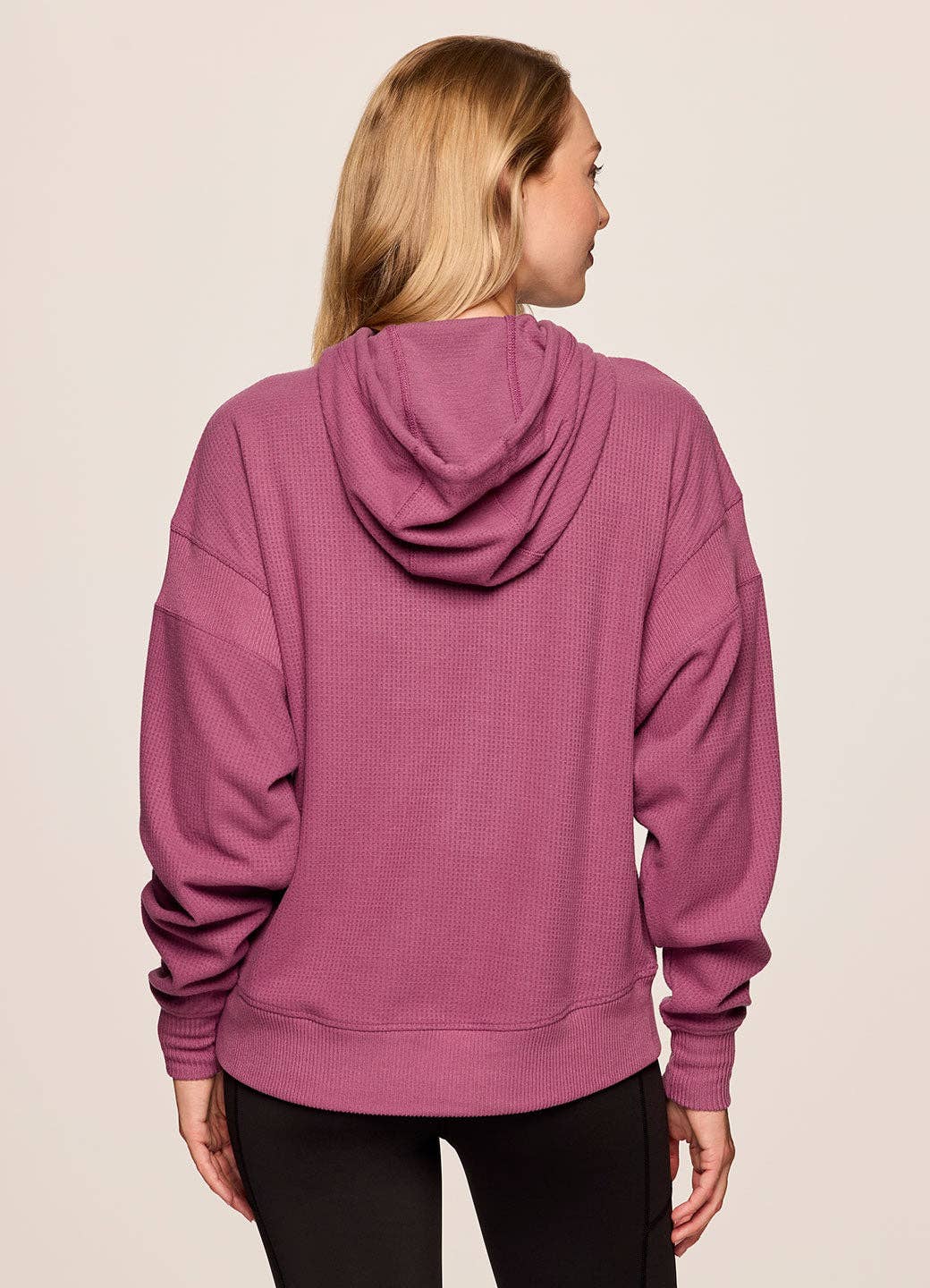 RBX Active – Engroshandel Hoodie – Kvinder – Afslappet hættetrøje i vaffelstrik til fridage11