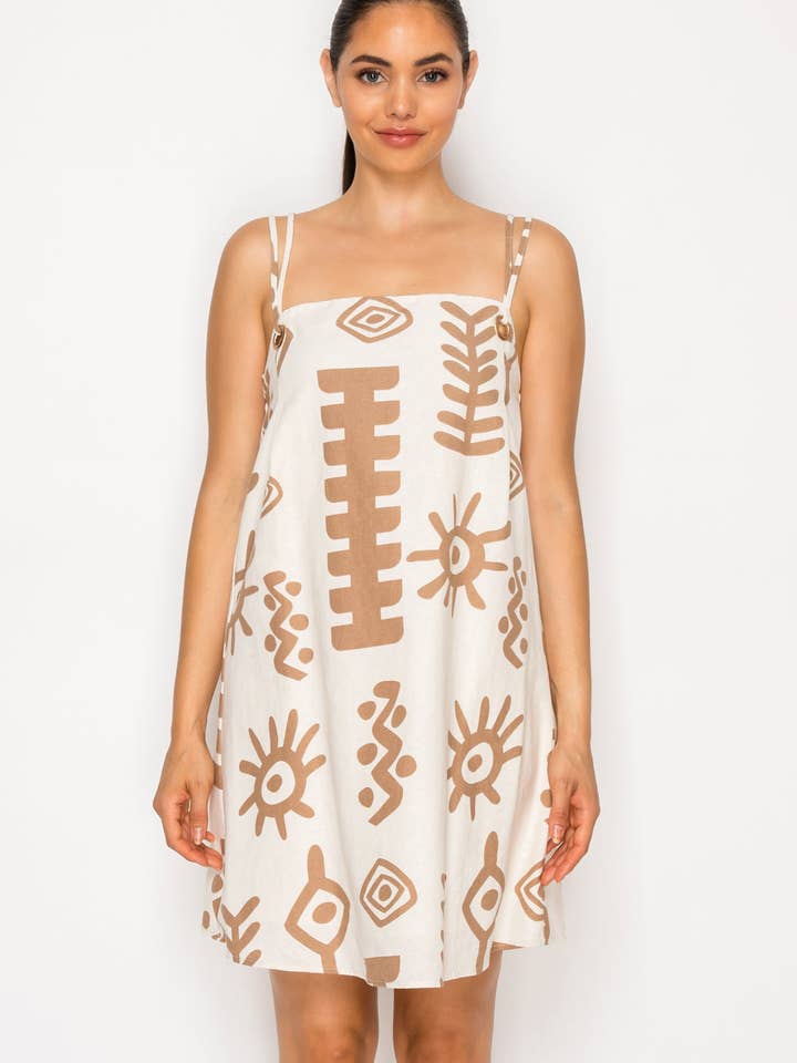 Santorini Sunplay Miniklänning för wholesale av Meet me in Santorini