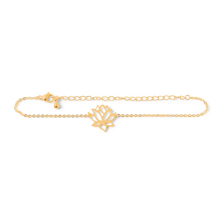 BIRAMBI - Wholesale Charm/Dangle Bracelet - Lotus Bracelet2