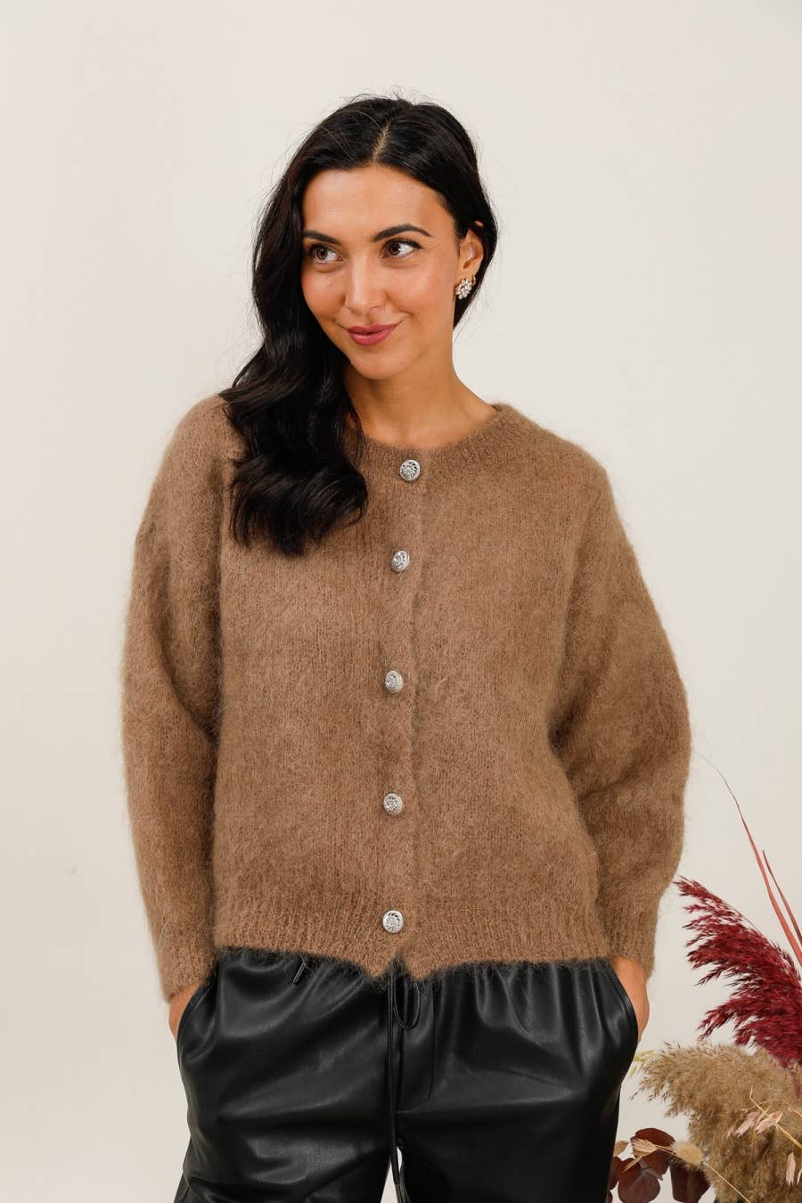 LÉA & LUC - Wholesale Cardigan - Women's - Mohair cardigan REF. 213717
