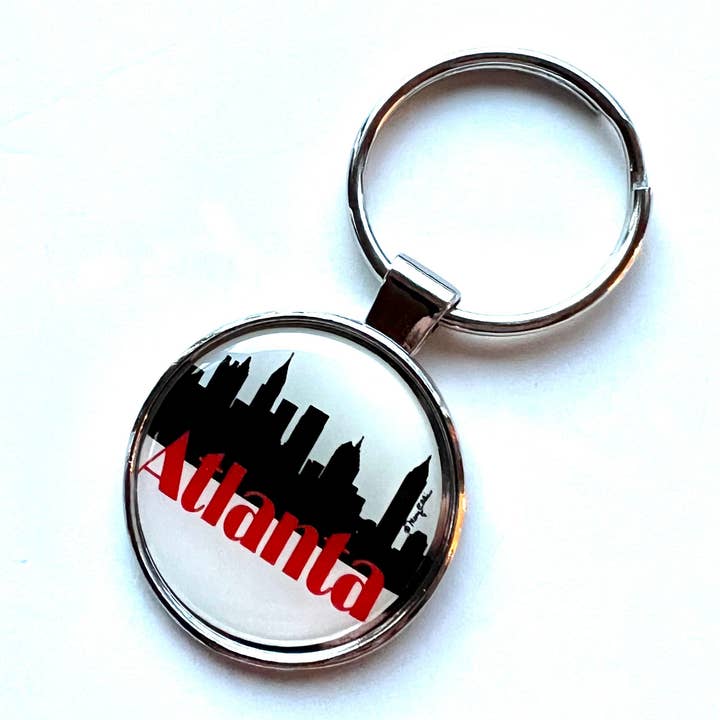 Mary Ellis - Wholesale Keychain - Unisex - Atlanta Georgia Keychain Skyline | Atlanta Key Ring Gift 1
