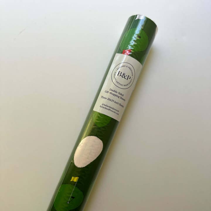 Ballard & Prescott - Wholesale Flat Wrap - Golf Wrapping Paper
