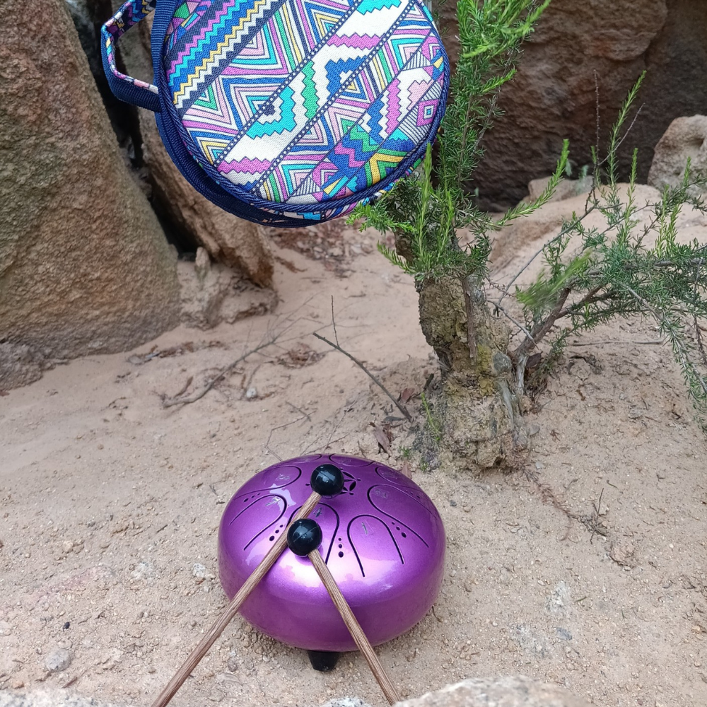 Earths Elements Wholesale - Wholesale Musical Instrument - Tongue Drum - 12 cm, Fuchsia1