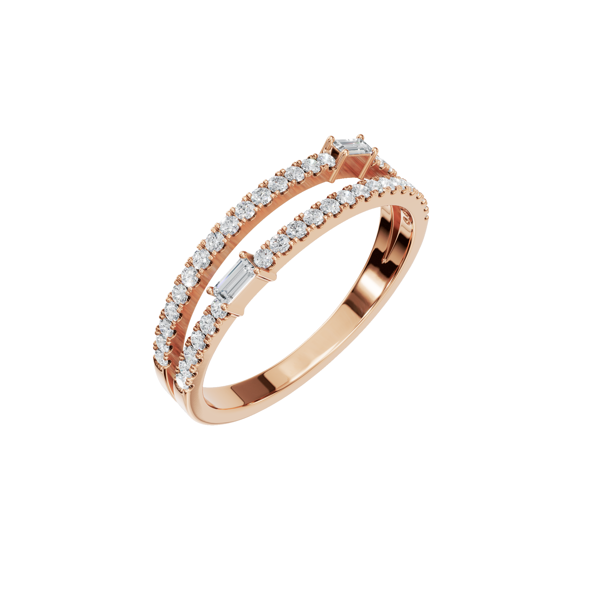 PureYou Jewelry - Vente Alliances/bagues de mariage - Bague de déclaration en or 14 carats avec diamant, Bague de mariage en diamant9