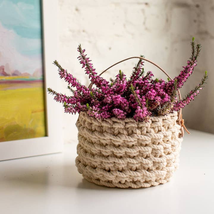 Flax & Twine - Wholesale DIY Craft Kit - Brooklyn Basket Kit