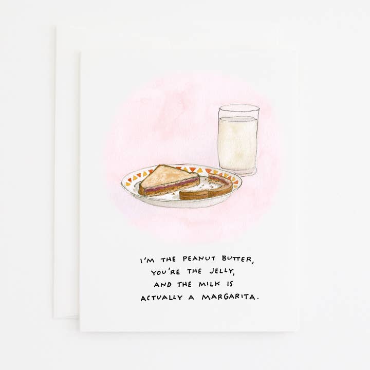 PB and Marg Card for wholesale by Party Sally