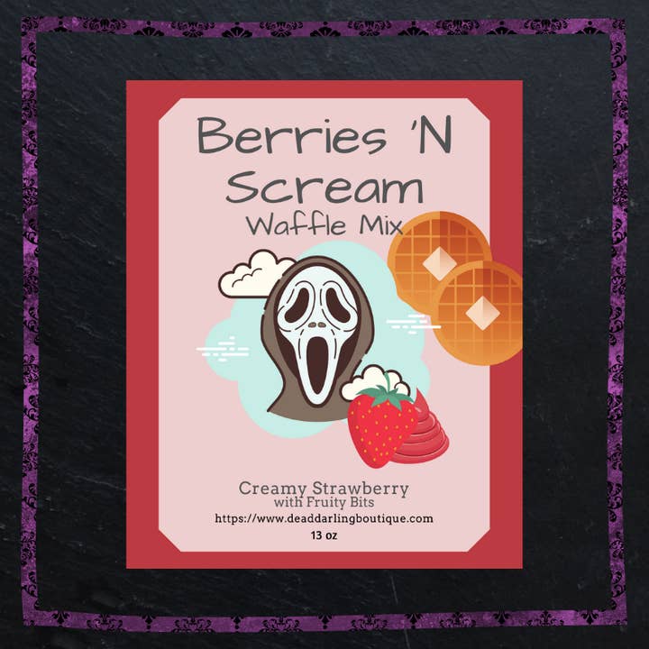 Berries 'N Scream Waffle Mix for wholesale by Dead Darling Boutique