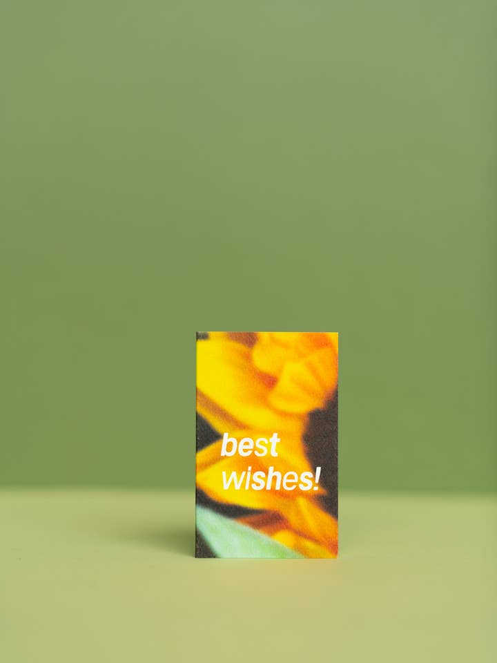 Wenskaart Mini : Beste Wensen voor wholesale door Plant Shop