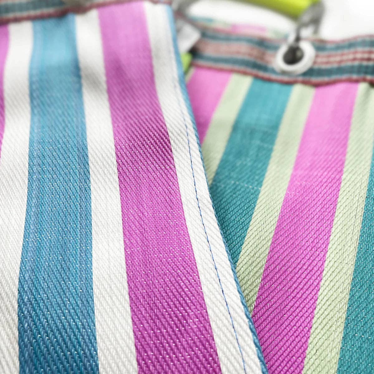 Puebco - Wholesale Grocery/Shopping Bag - RECYCLED PLASTIC STRIPE BAG - Square11