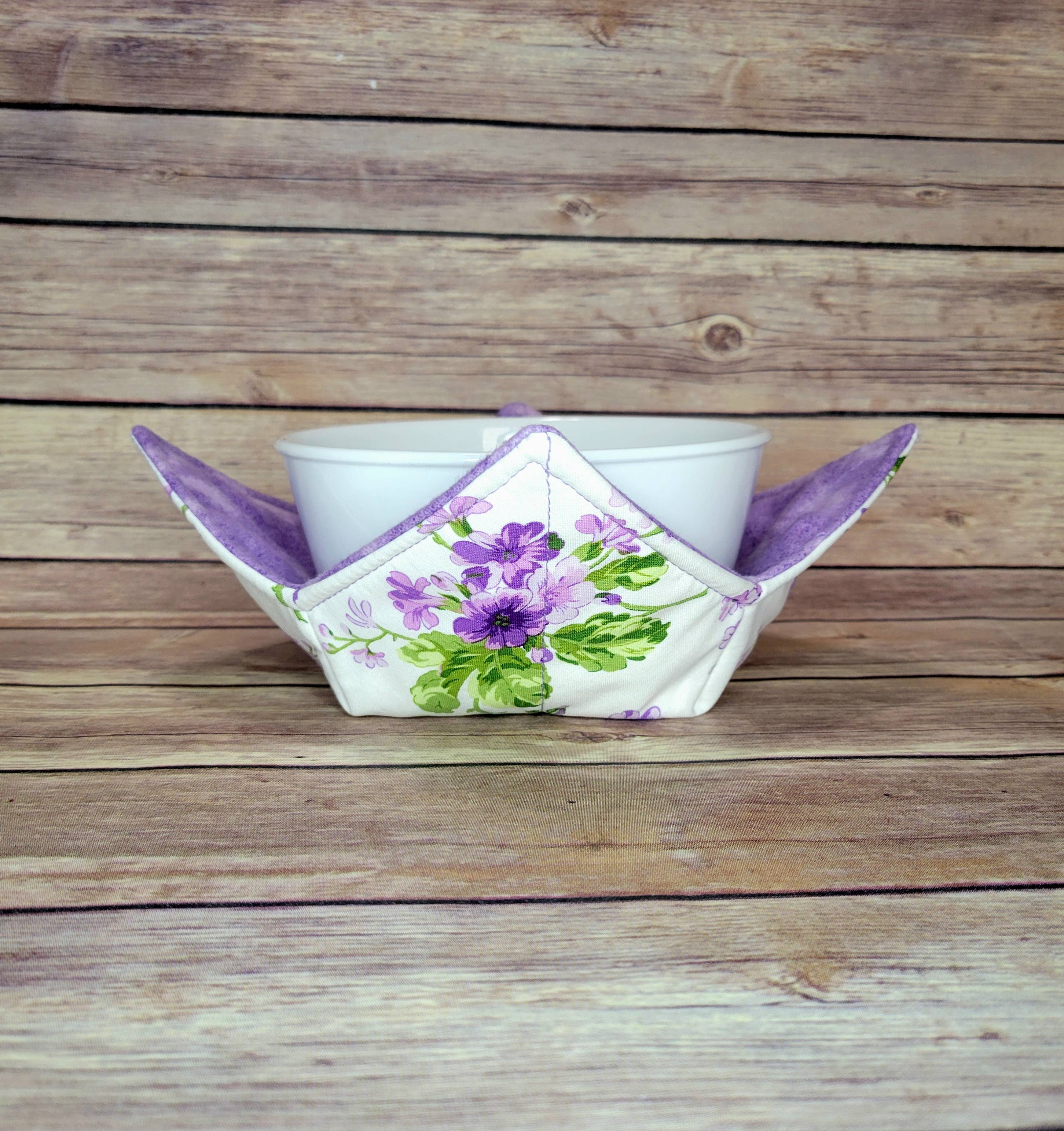 Burpie Bibs Boutique - Wholesale Oven Mitt/Pot Holder - Spring Bowl Cozy | Floral Hot Pad | Flower Flowers Bee Bees23