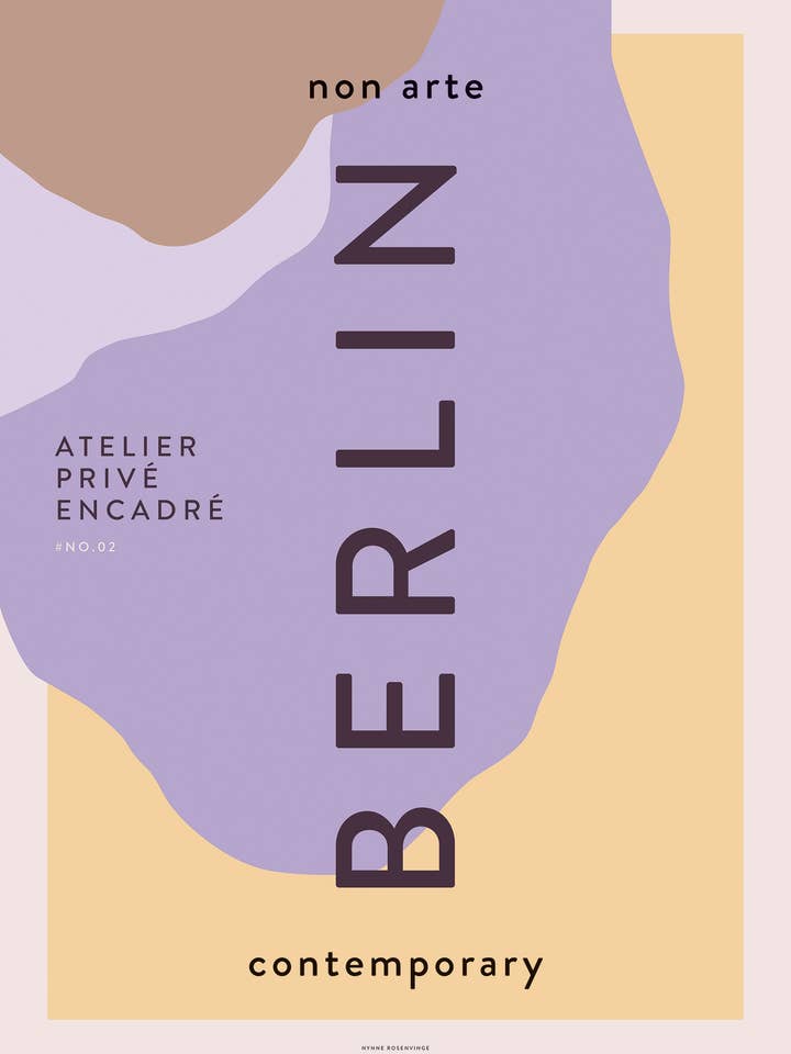 Icke konstposter "Berlin" för wholesale av Nynne Rosenvinge