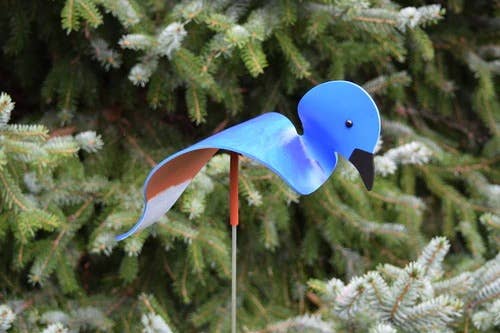 Florida Dancing Birds - Wholesale Garden/Lawn Stake - Blue Bird