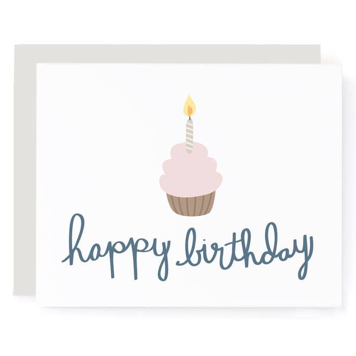 Happy Birthday Cupcake Card for wholesale by A Jar Of Pickles