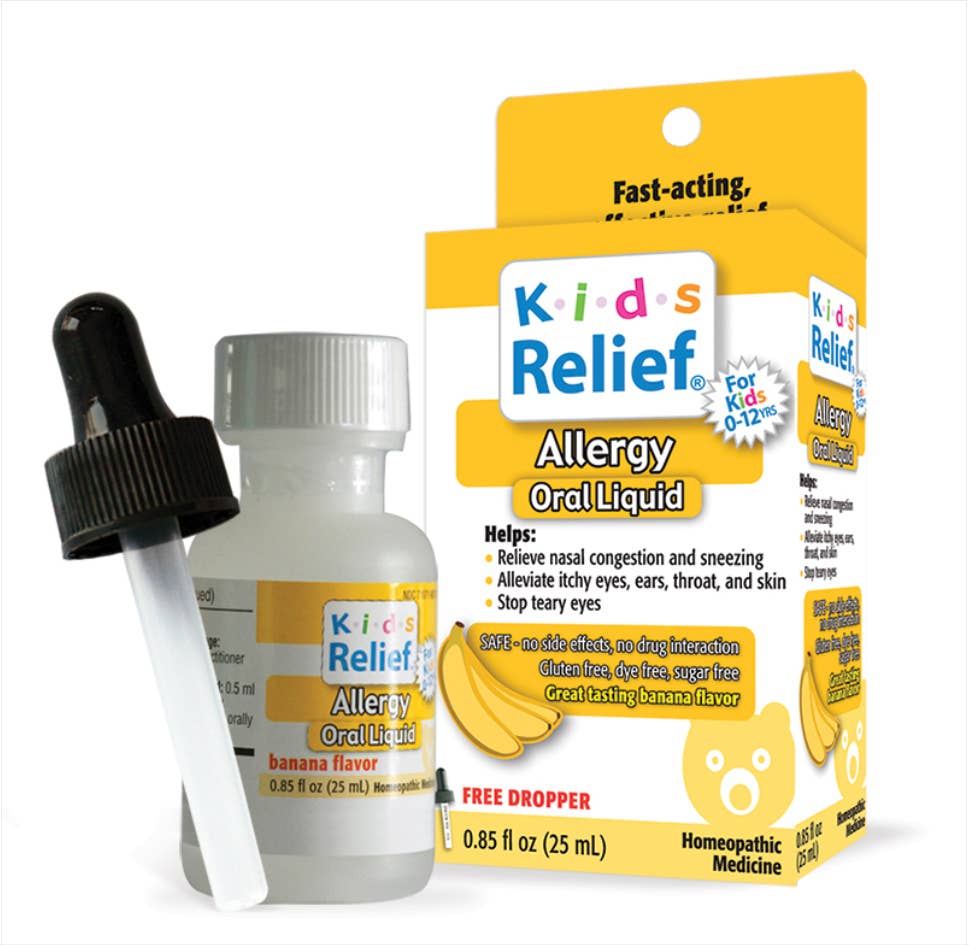 homeolab International Inc – Großhandel Nahrungsergänzungsmittel/Vitamin zum Einnehmen – Kinder Relief Allergie Orallösung für Kinder 0-12 Jahre 25 mL