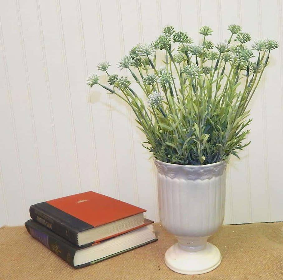 TF Publishing - Paper Goods - Wholesale Artificial Flowers - Set of 2 Allium Bush 12 Stems 16in White1