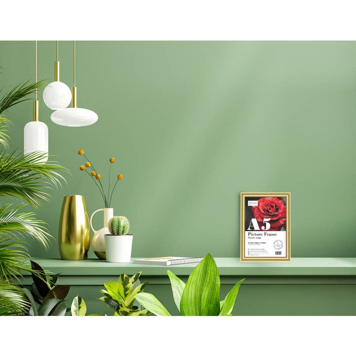 A5 Gold Ornate Picture Frame Fits A5 for wholesale on Faire3