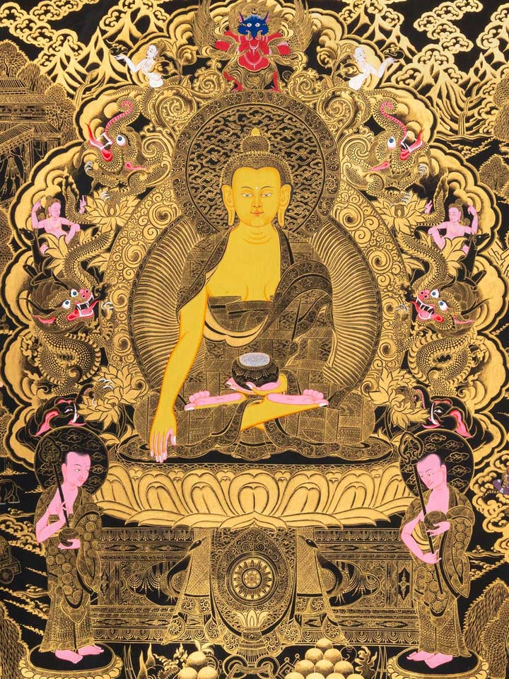 Thangka del Viaje de la Vida de Buda para venta al por mayor de Lucky Thanka