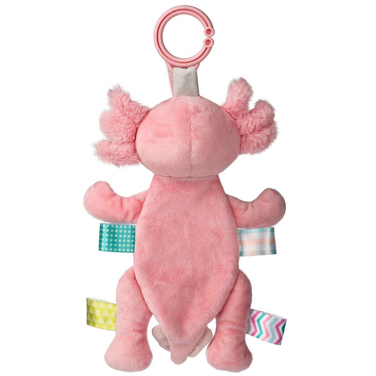 Mary Meyer - Wholesale Crinkle Tag Toy - Baby - Taggies Lizzy Axolotl Crinkie - Pink2