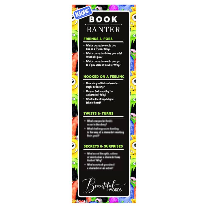 Beautiful Words - Wholesale Bookmark - Kids' Book Banter Bookmark4