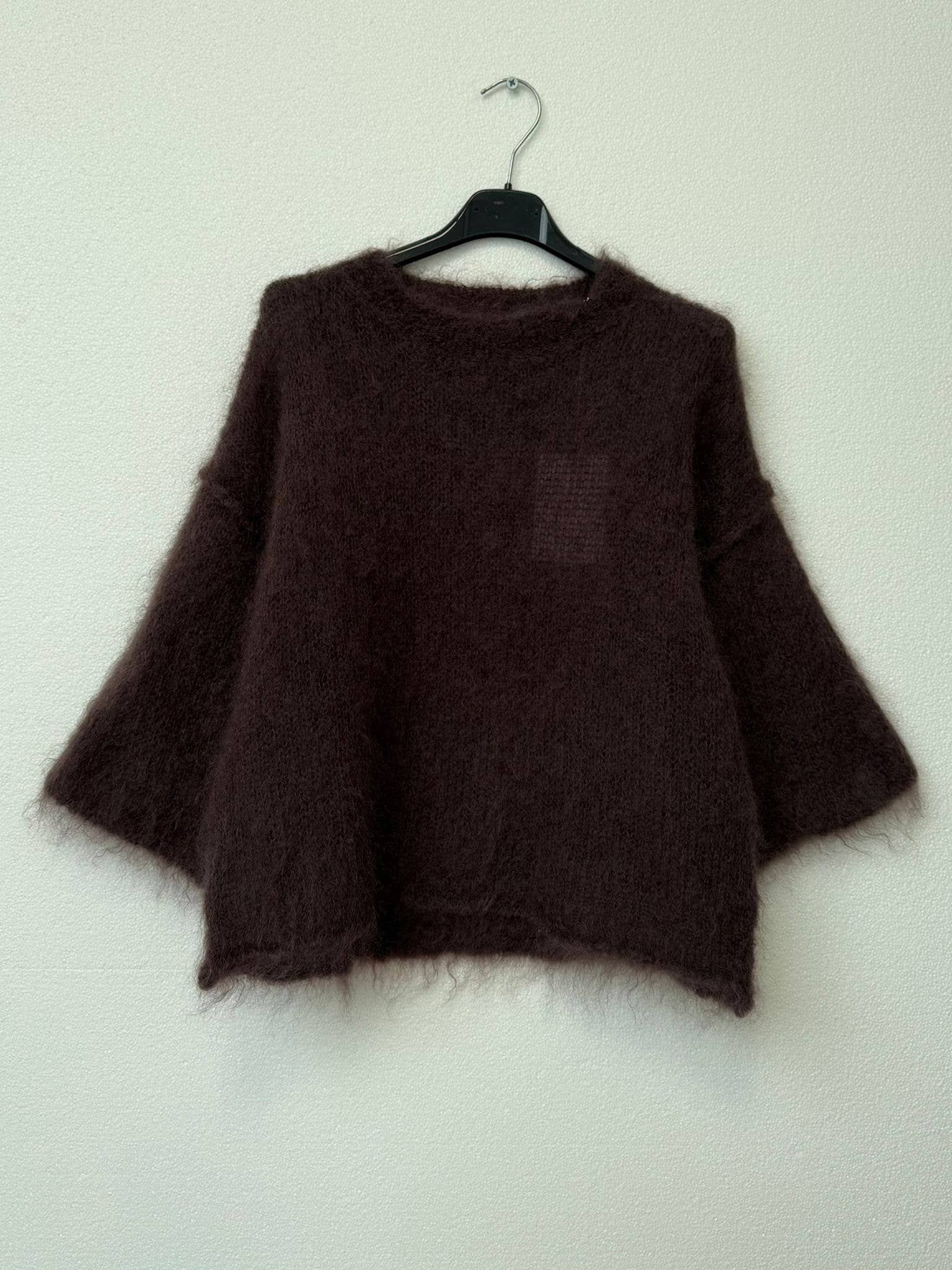 NOELINE - Wholesale Knit Sweater - Women's - 80% kid mohair sweater 30211