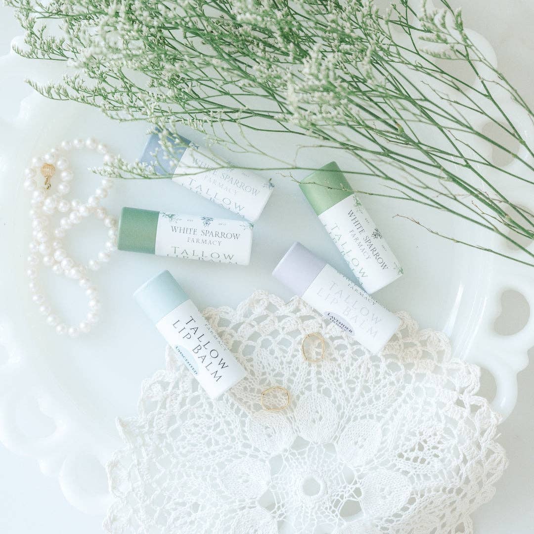White Sparrow Farmacy - Wholesale Lip Balm - Tallow Lip Balm - Vanilla Crème4