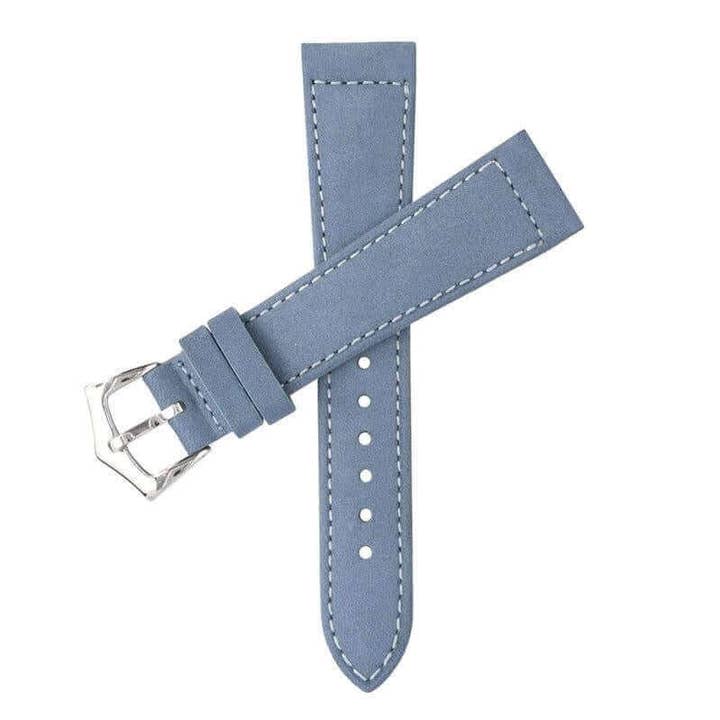 Denim Nabuck läderklockarmband för wholesale av MilanoStraps