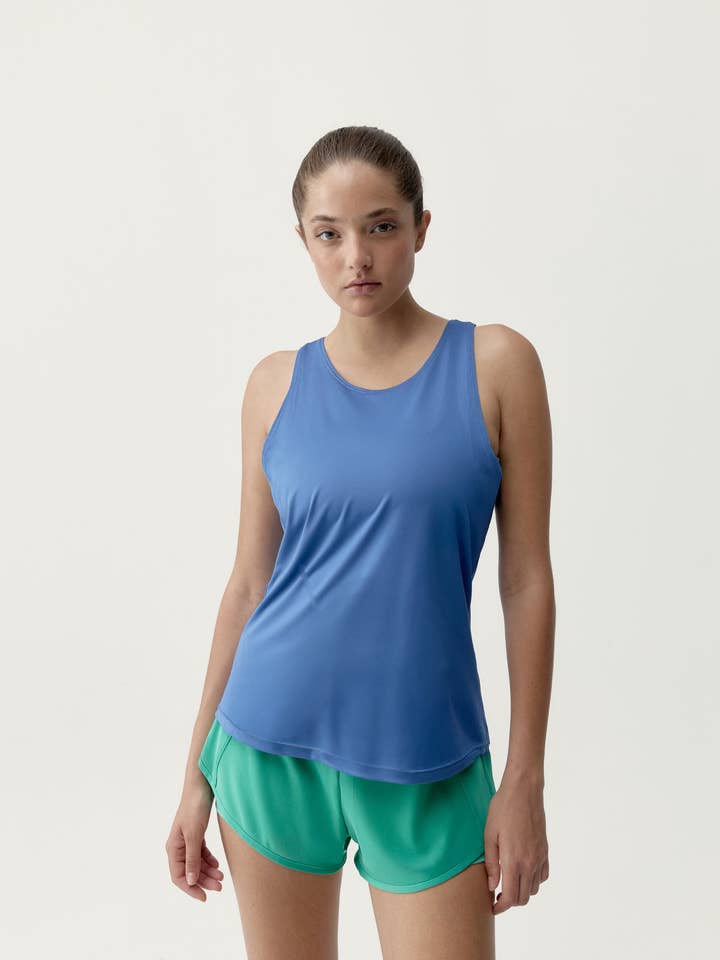Selena Eclectic Blue Shirt for wholesale by Born Living Yoga