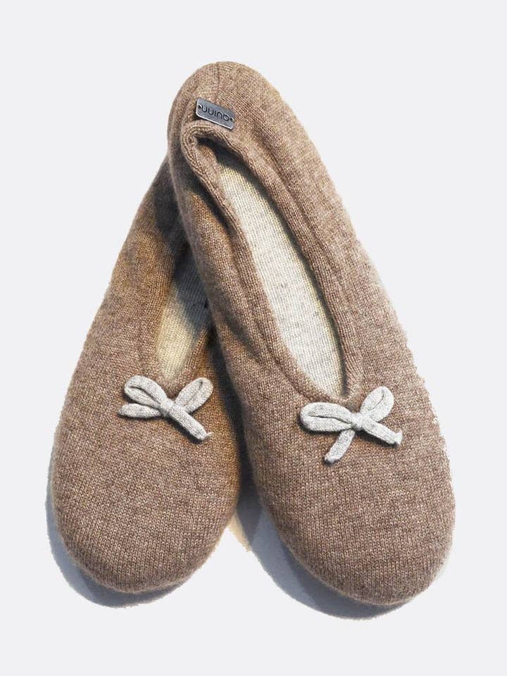 QUINN – wholesale Slippers – Women's – Cashmere Ballet Slippers2