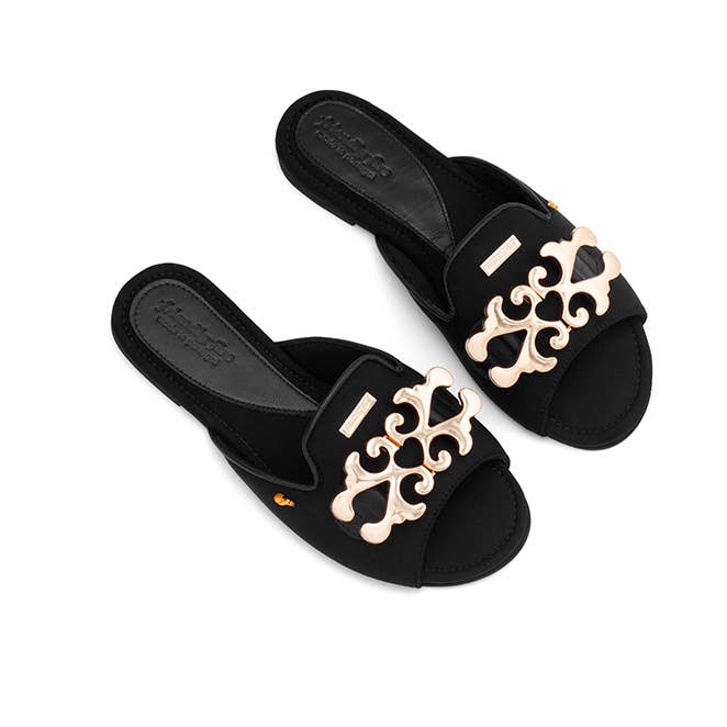 FRIENDLY FIRE - Wholesale Sandals - Women's - SOPHIA GOLDEN MULES 1