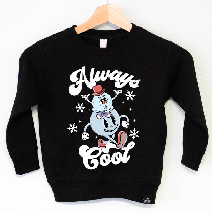 Chandail de Noël Always Cool Snowman pour garçon pour la vente par Sonrise State