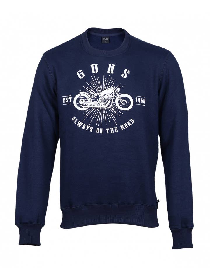 Sweatshirt crewneck TOM Blue pour la vente par Guns