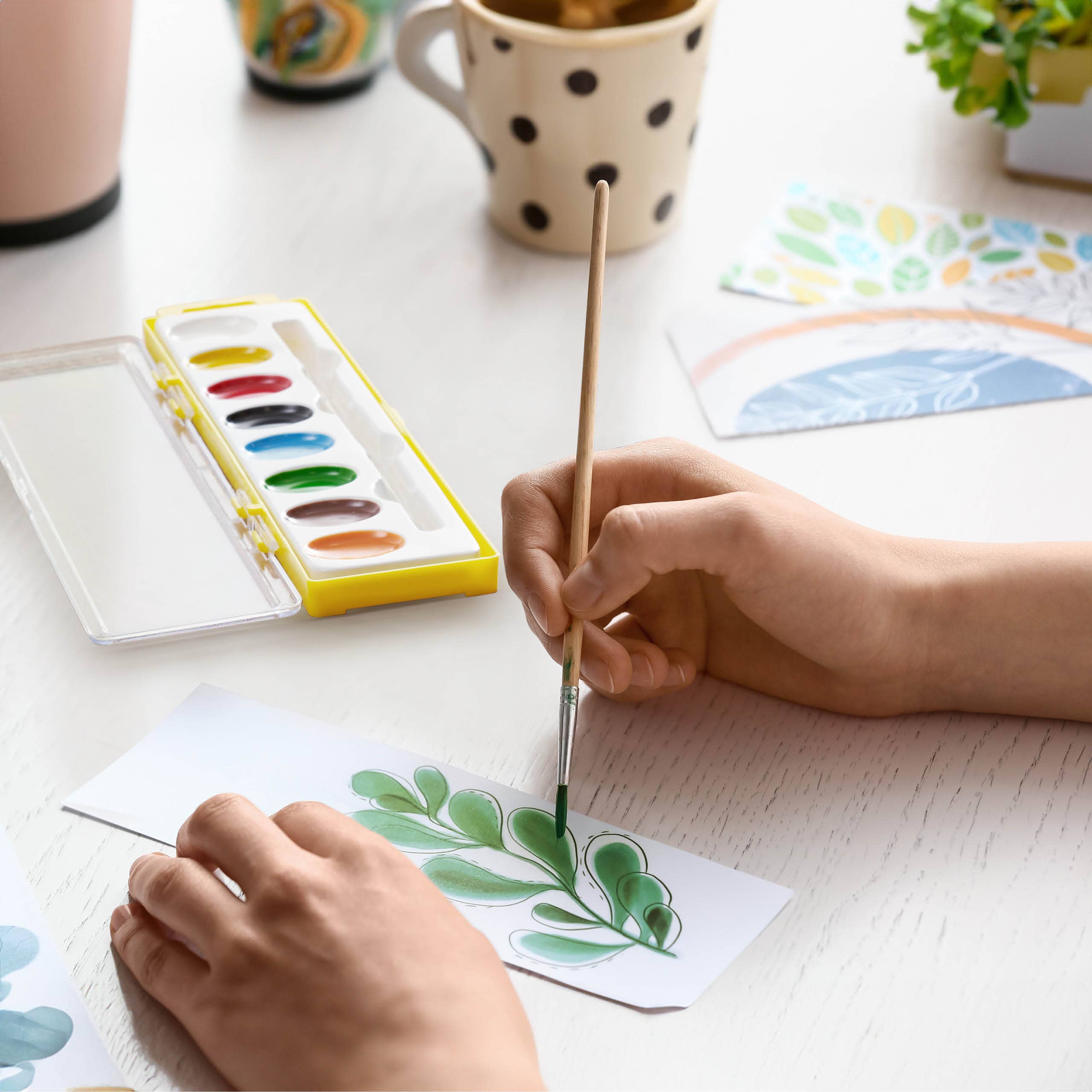 The Twiddlers - Wholesale Paint Set - 25 Watercolour Paint Palette Sets, Individual Cases1