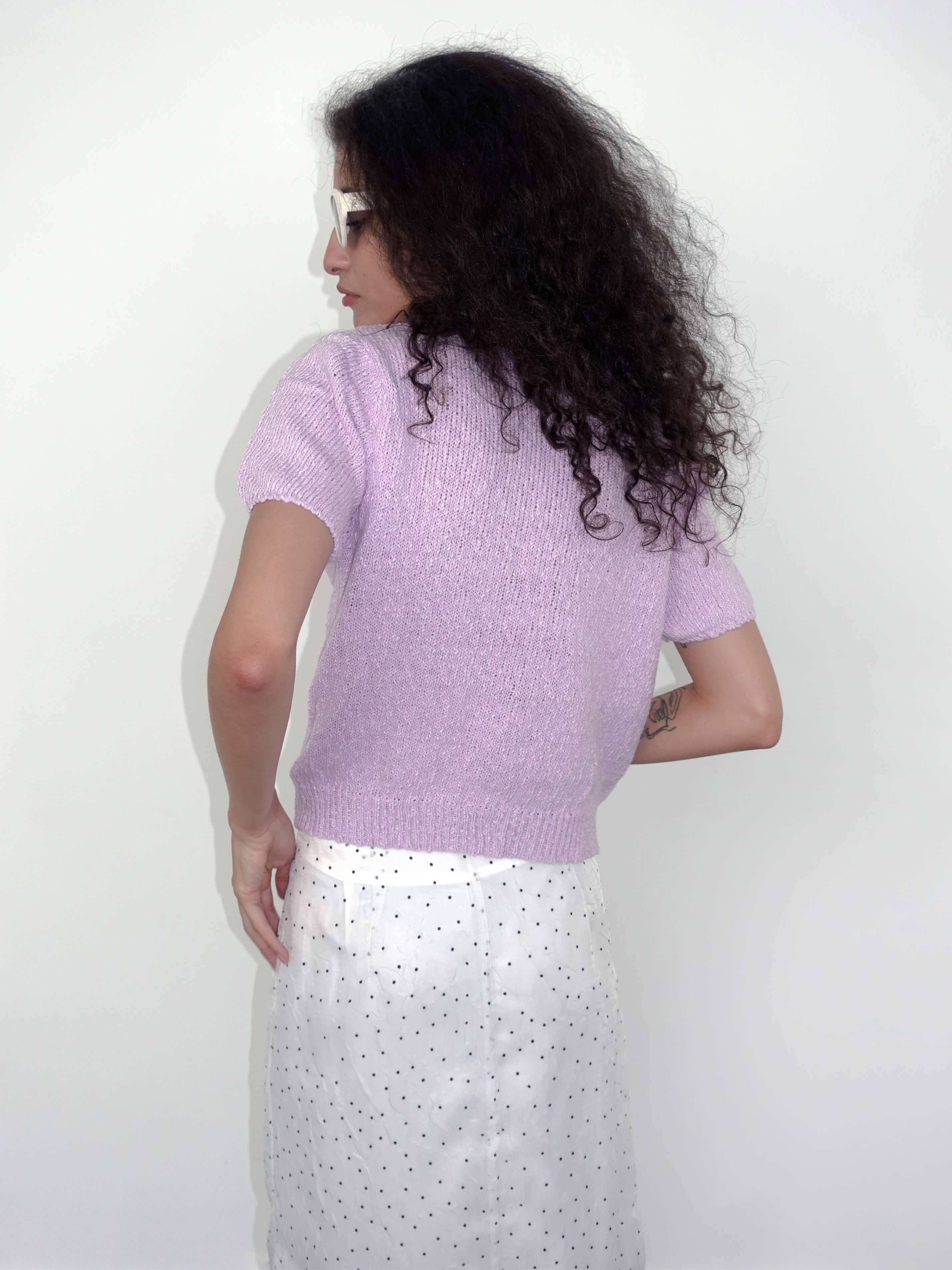 CUBIC – Engroshandel Strikket top - Dame – Rund hals løs strik T-shirt18