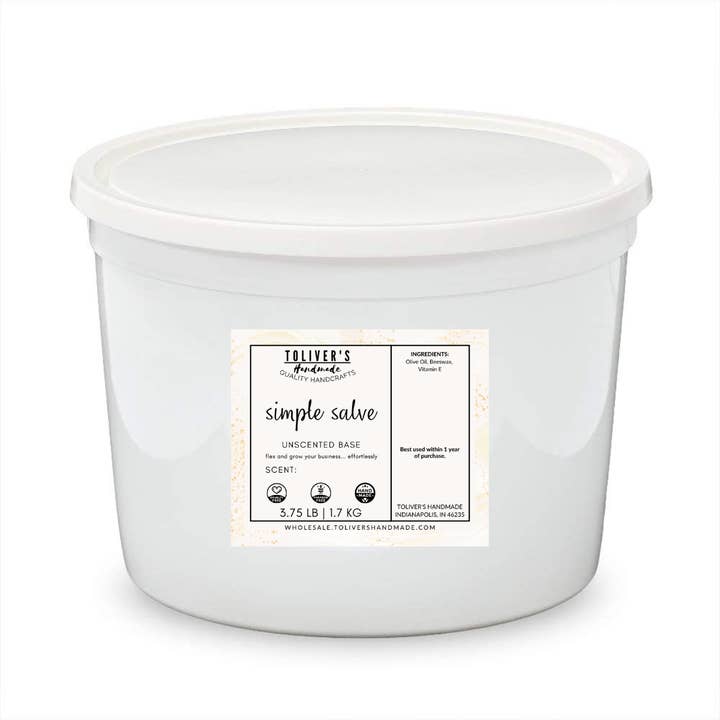 Toliver's Handmade - Wholesale Healing Salve/Balm/Cream - Bulk Wholesale Salve Base