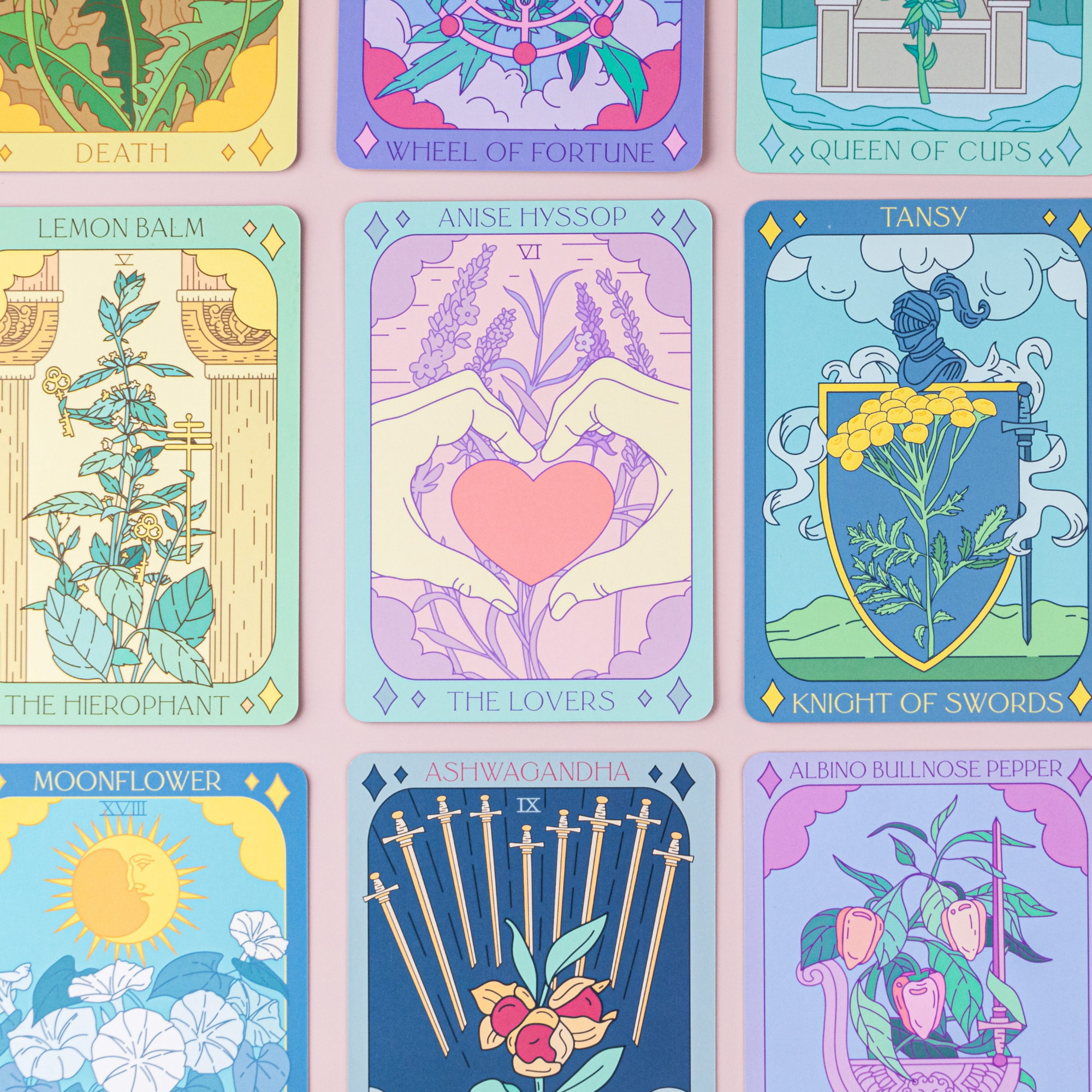 Sow the Magic - Vente Cartes de tarot - Édition Limitée du Jeu de Tarot Botanique + Guide12