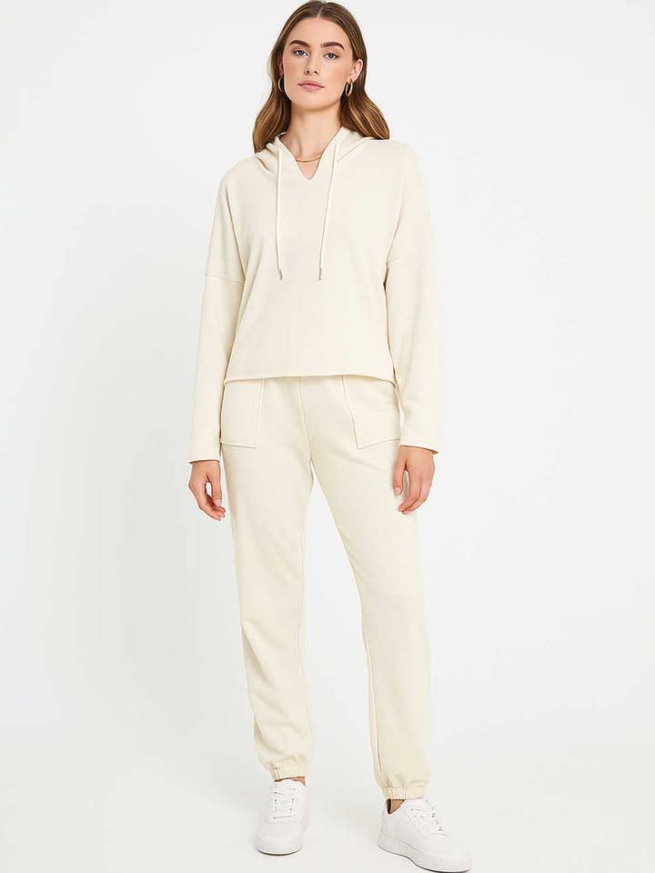 Women Pullover Hoodie Joggers 2pcs Loungewear Set SKST50781 for wholesale by Sweetkama