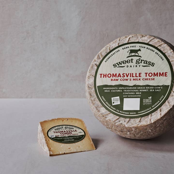 Sweet Grass Dairy - Wholesale Cheese - Thomasville Tomme Retail Pieces