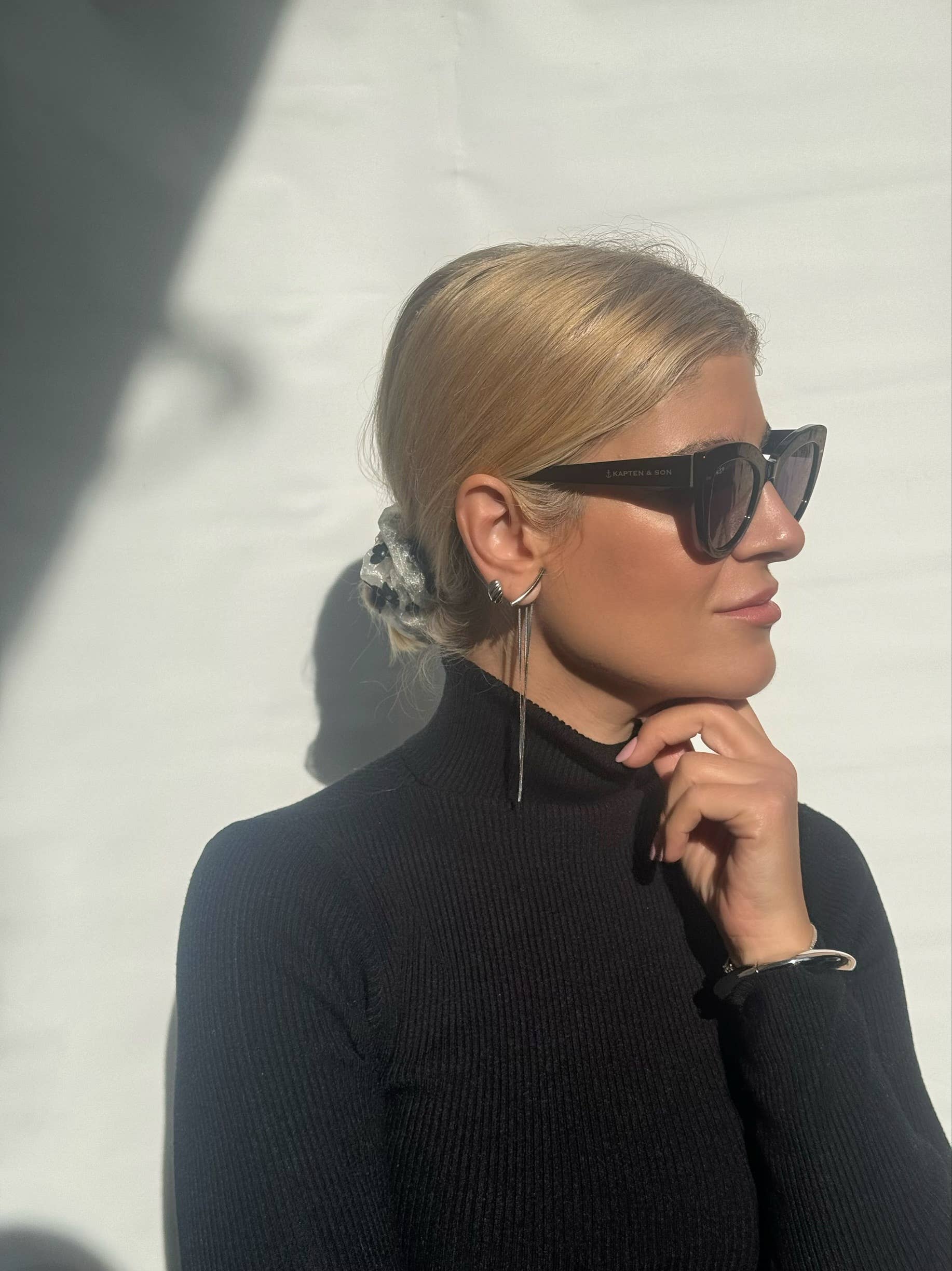 Christina Christi - Wholesale Dangle Earrings - Long Silver Earrings, Minimal Silver Earrings, Long Earrings2