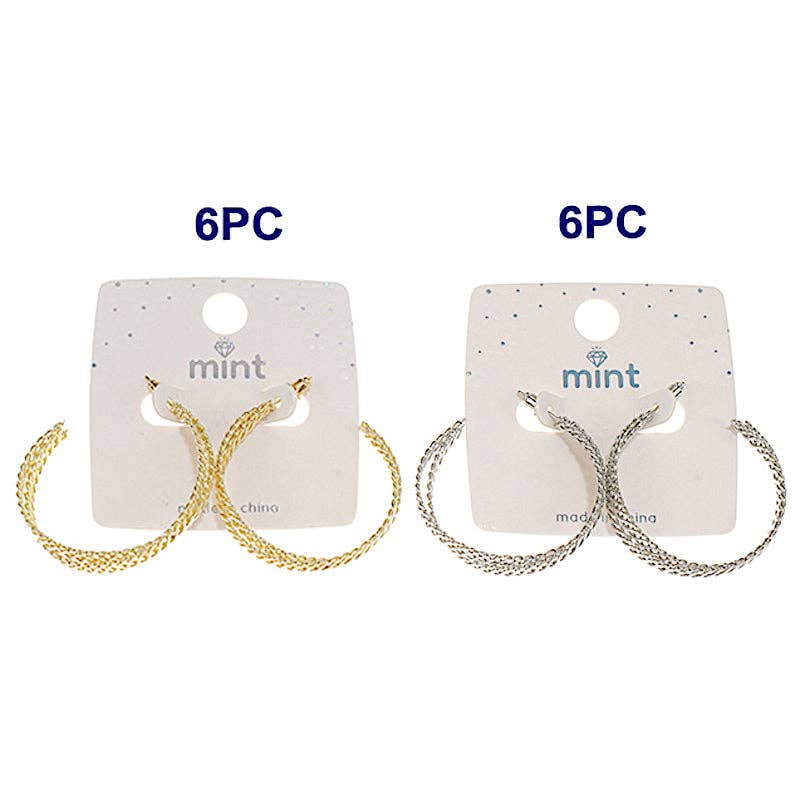 Atlas Fashion - Wholesale Hoop Earrings - Twist Hoops1