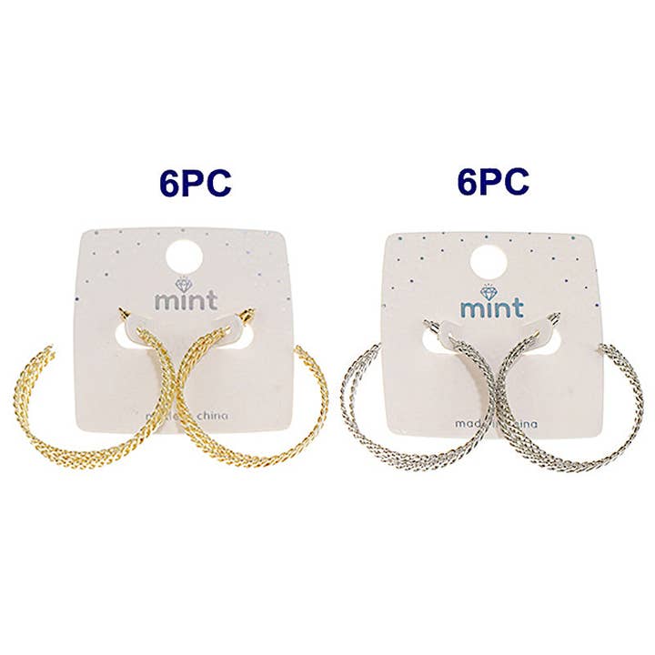 Atlas Fashion - Wholesale Hoop Earrings - Twist Hoops1