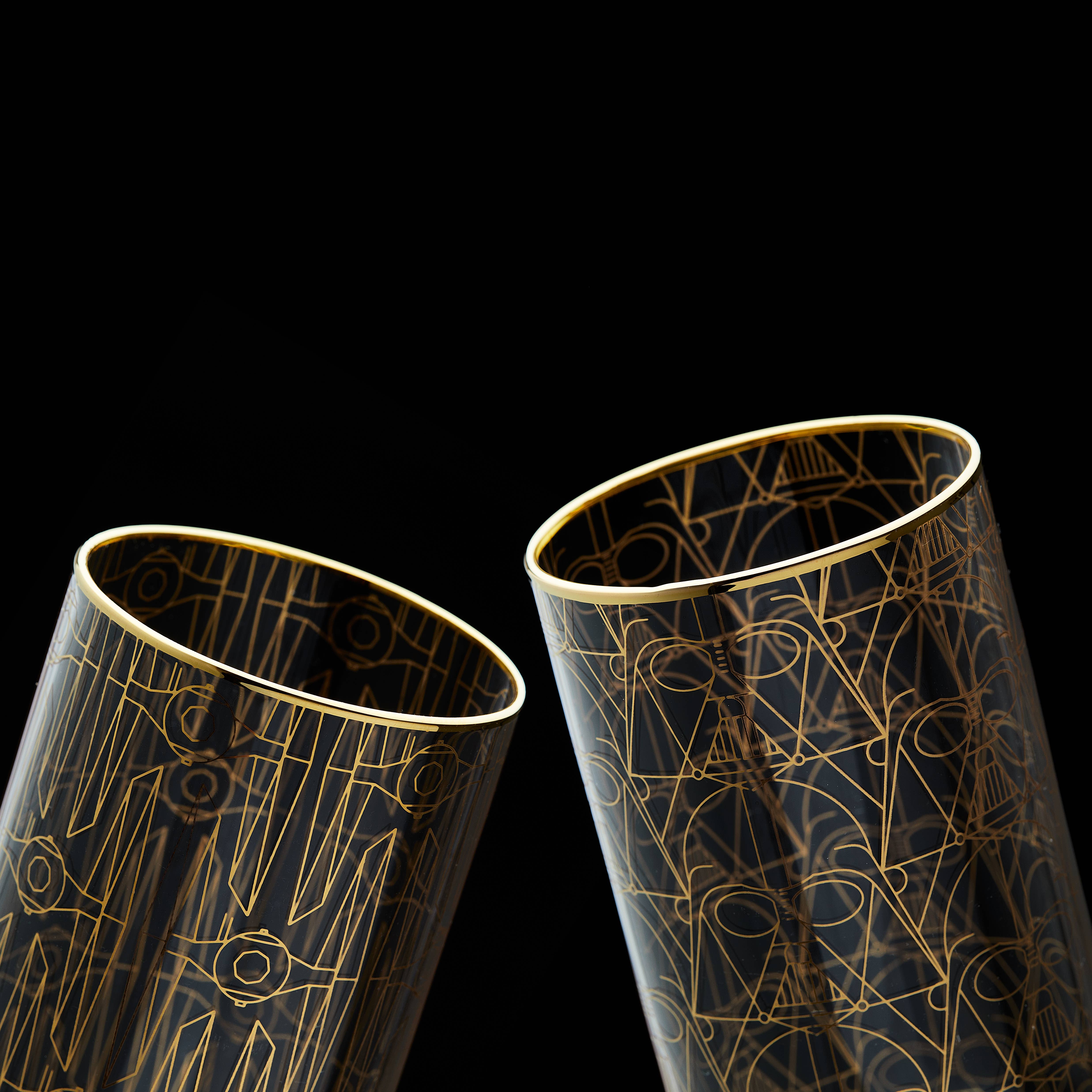 JoyJolt - Wholesale Drinking Glass/Cup - Star Wars™ Deco Drinking Glasses, Set of 4- LIMITED EDITION7