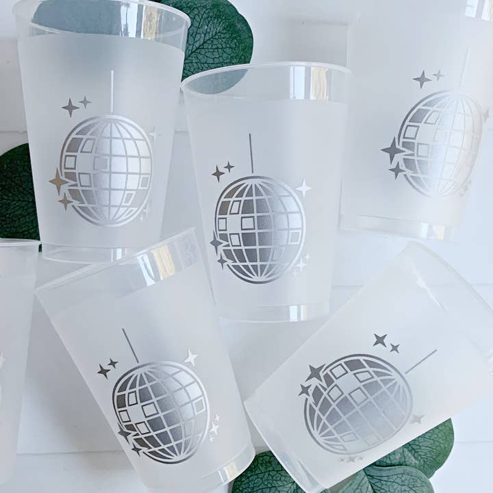 EnFete, LLC - Wholesale Disposable Tableware Pack - Disco Ball Party Cups - Set of 8 | 12 Ounce0