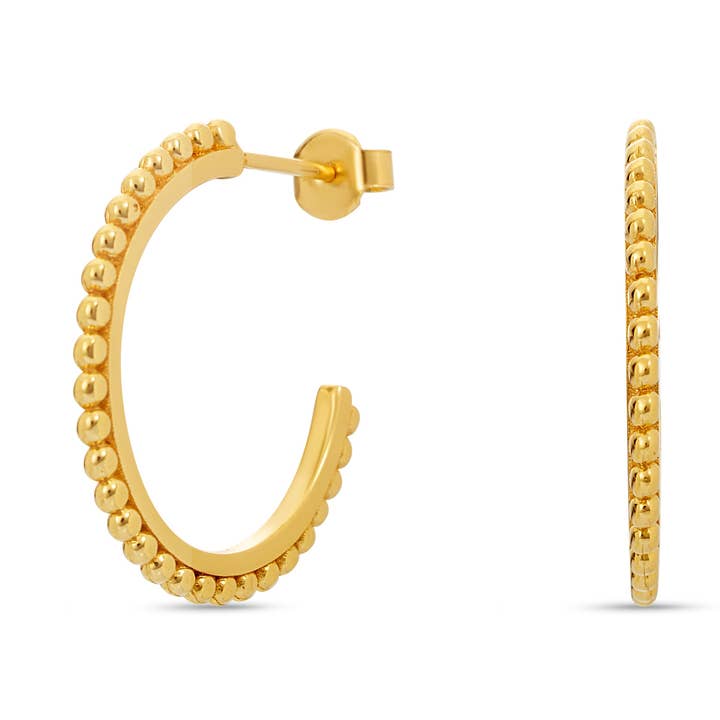 Brincos de Argola Sphere - Vermeil por atacado de MOSUO Jewellery