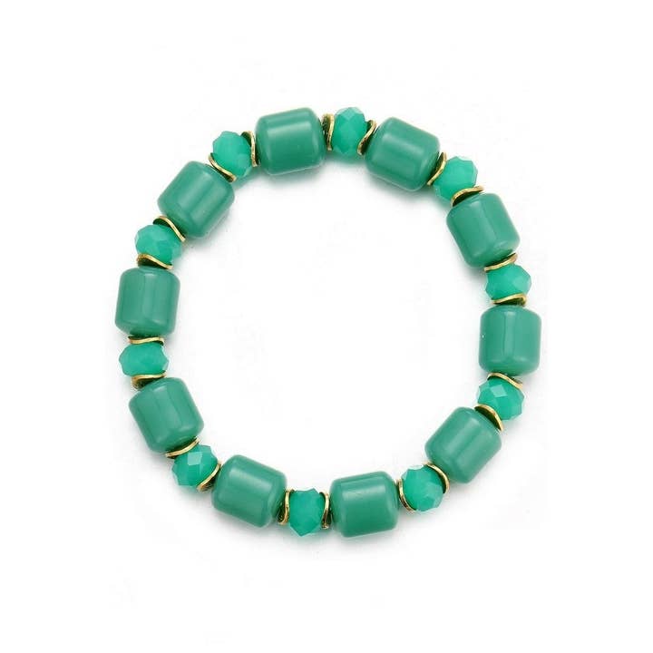 BELLE MISS - Wholesale Beaded Bracelet - Tarnime elastic bracelet in stainless steel4