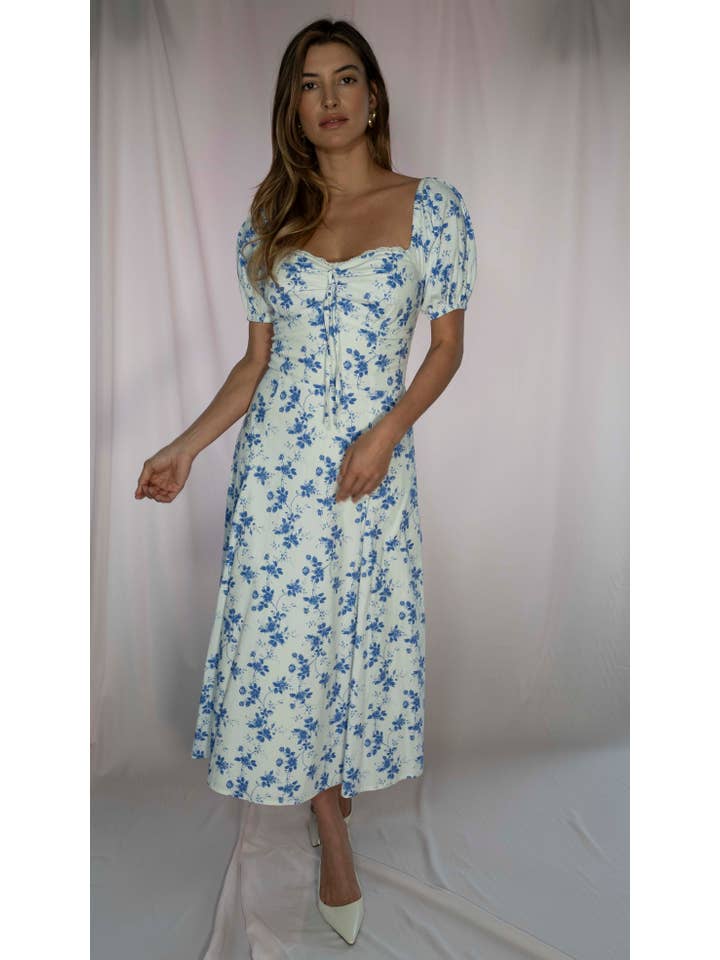Timeless London - Vente Robe – femme - Robe bleu cèdre5